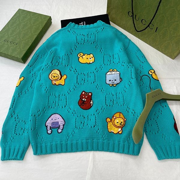 注目度抜群！グッチ 漫画の動物の刺繍 ニットセーター コピー gug35744